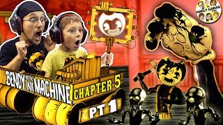 BENDY & the INK MACHINE Chapter 5! The END of FGTEEV + BENDY! (Secrets on the Wa