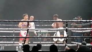 RICHARD PUMICPIC VS ALFRED LAMPTEY | ROUND 1 | DUBAI FIGHT | RING SIDE VIEW