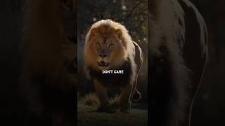 Don't Care~😈| Lion attitude status 🔥😎| Whatsapp status #shorts #motivation #viral