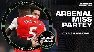 'Arteta and Arsenal miss Thomas Partey' The Gunners go back on top after win over Villa | ESPN FC