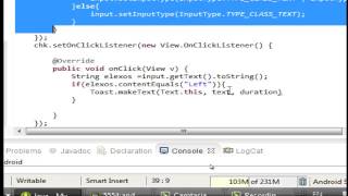 Android Tutorial 30 ContentEquals equalignorecase Toast