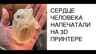 Полноразмерное сердце напечатали на 3D принтере: новости науки технологии будущего