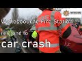 Wellesbourne Fire Station respond to car crash near Stratford (Warwickshire Fire and Rescue Service)