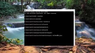 Hellow World from a Command Window & Notepad++