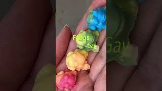 Gay Frogs Soap Remix 🌈🐸 #turnthefrigginfrogsgay #gayfrogs #frogs #soapcutting #s