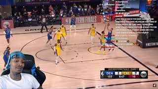 FlightReacts Nuggets vs Lakers - Full WCF Game 1 Highlights | September 18, 2020 NBA Playoffs!