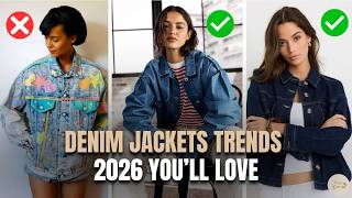 7 Best Denim Jacket Trends You'll Love In 2026