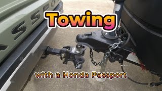 Towing with a Honda Passport