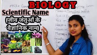 Biology | Scientific Name | Binomial Nomenclature जीव जंतुओं के वैज्ञानिक नाम | Taxonomy | Science