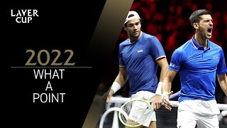 Djokovic & Berrettini Win Epic Point | Laver Cup 2022