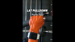 Lat Pulldown Form Tips: