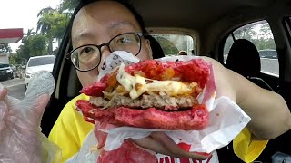 BURGERNYA BURGER KING ENAK YA!! COBAIN MENU BARUNYA