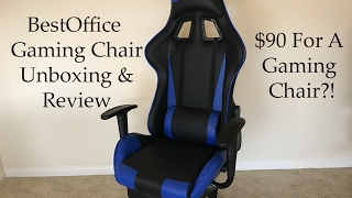 The $90 Racing/Gaming Chair [BestOffice OC-RC1] - Unboxing \u0026 Review