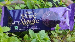 Britannia pure magic choco stars chunky chocolate topped cookies 🍪 new launching open to rappers yt