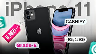 Unboxing iphone 11 128gb ₹8702😱🔥| Grade E | Refurbished iphone | Cashify Supersale | Full Review