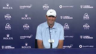 Scottie Scheffler Discusses PGA Championship 2025, State of His Golf Game | Practice Round Interview