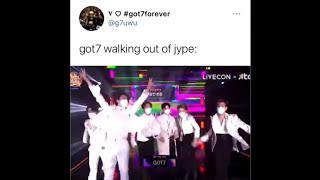 Kpop vines/memes cause Got7 finally escaped JYPE