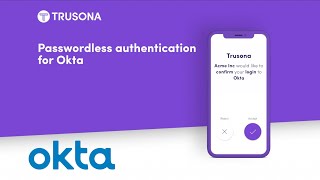 Trusona's passwordless authentication for Okta