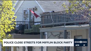 Police close streets for Mifflin Street Block Party