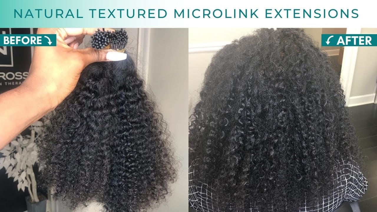 4B 4C Micro Loop Extension Afro Curly Microlinks Human Hair, 60% OFF