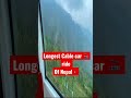 The longest cable car ride of Nepal 🇳🇵 #shorts #travelshorts