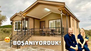 SADECE HAFTA SONU KALACAKTIK, DÖNMEK İSTEMİYORUZ! ☺️ PREFABRİK EV TURU ve FİYATI (Geniş 2+)