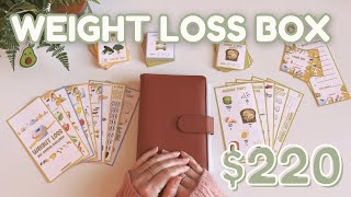 📣 WEIGHT LOSS BOX CHALLENGE $220 | Jan Week 1 | Single Income #weigthlossboxchallenge