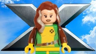 Custom LEGO Rogue X-Men Minifigure LEGO Marvel Super Heroes Review - BrickQueen