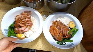 非常美味的燒鴨飯，每天生意都非常好，燒肉給的超級多Very delicious roast duck rice, every day business is very good, roast meat