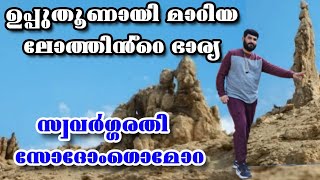 Sodom and Gomorrah: Lot's wife Pillar of Salt / ലോത്തിന്റെ ഭാര്യ ഉപ്പുതൂണായി മാറിയ സ്ഥലം