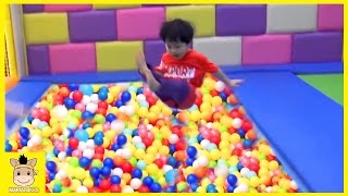 Indoor Playground Fun for Kids and Family Play Slide Rainbow Colors Ball | MariAndKids Toys
