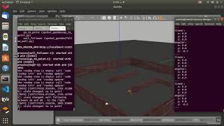 Bug 0 navigation algorithm simulation on Gazebo