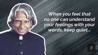 APJ Abdul Kalam Quotes | 5 Silence Situations You Should Just