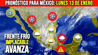 🥶 ¡Prepárate para un frío intenso en México!