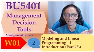 Modeling and Linear Programming - 1 - Introduction (Part 2/3)
