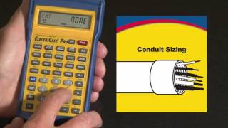 ElectriCalc Pro Conduit Sizing How To