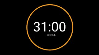 31 Minute Countdown Timer with Alarm / iPhone Timer Style