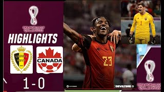 Belgium vs Canada 1-0 | All goals &Highlights HD | FIFAWorldCup 2022 (Qatar)