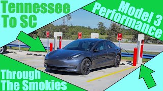 Tesla Model 3 Performance Road Trip | Back Home Through The Smokies | Beautiful Views