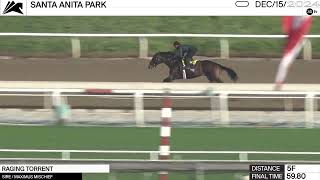 Work of the Day at Santa Anita Park: Raging Torrent worked 5 Furlongs on December 15th, 2024