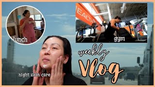 vlog • summer na, night skin care, lunch with colleagues, workout \u0026 etc. | marjvelasco