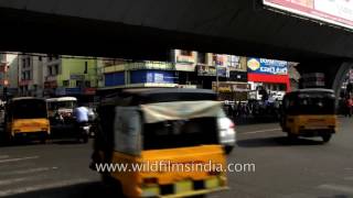 Hustle and bustle on the roads of Visakhapatnam