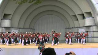 原宿表参道元氣祭スーパーよさこい２０１１ 夜高舞緋組