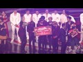 160109 bts 방탄소년단 防彈少年團 대만 녹화 엔딩 태태ㅊㅋㅊㅋㅋㅋㅋ