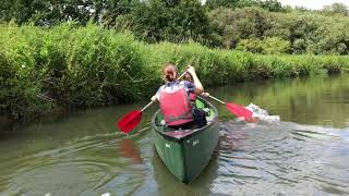 Kano varen op de Dijle van Korbeek-Dijle naar Leuven - 28 juni 2020 (2)