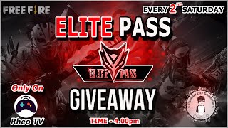 Free Fire Live Tamil | ELITE PASS Giveaway on Rheo TV | on Chennai City Gamestar 🙏🙏🙏