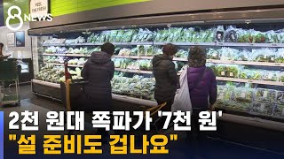 넉 달째 물가 0%대 상승인데…밥상 물가는 들썩 / SBS