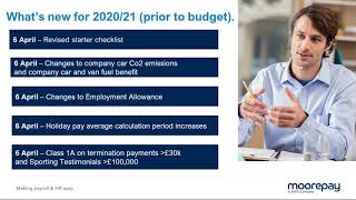 Payroll Essentials: UK Budget Review and What’s New for Tax Year 2020-21
