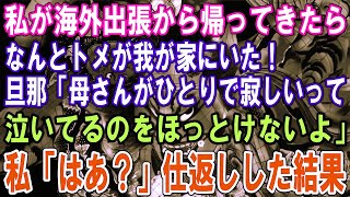 【修羅場】私が海外出張から帰ってきたらなんとトメが我が家にいた！旦那「母さんがひとりで寂しいって泣いてるのをほっとけないよ」私 仕返しした結果