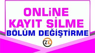 AÖF Online Kayıt Silme Aktif Edildi? Nasıl Bölüm Değiştirebilirim? - Anadolu Açıköğretim